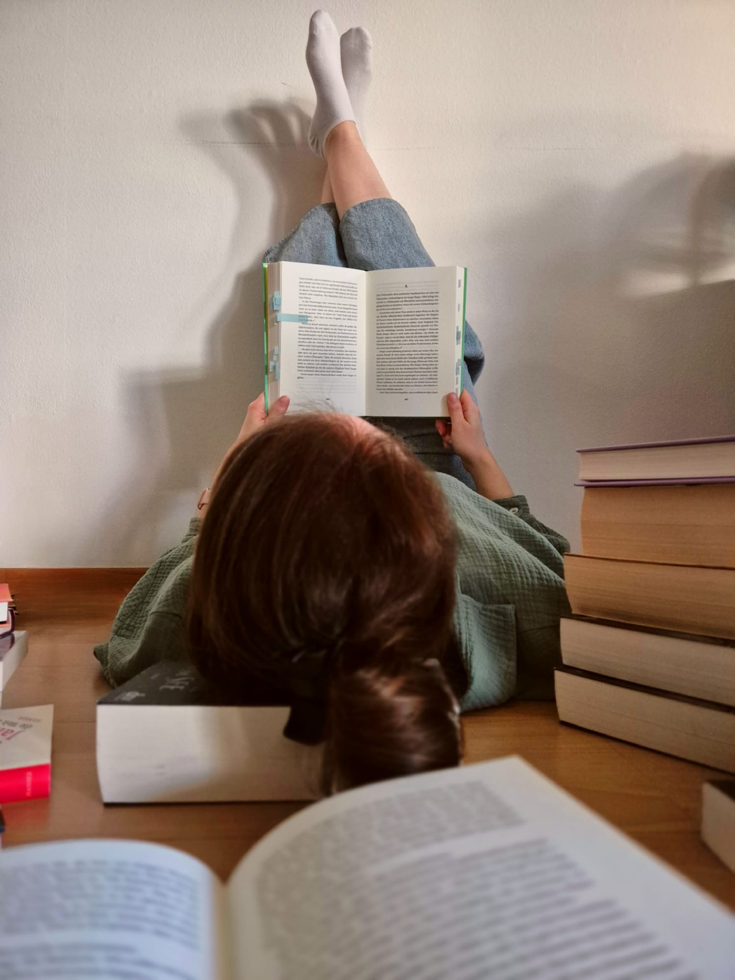 Kathrin von TextArt beim Lesen